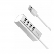 USB-концентратор, разветвитель Hoco HB1 4USB Line machine tarnish