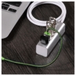 USB-концентратор, разветвитель HOCO HB1 4USB Line machine silver