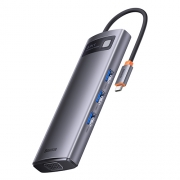 Хаб USB Baseus Metal Gleam Series 8-in-1 Multifunctional Type-C WKWG050013