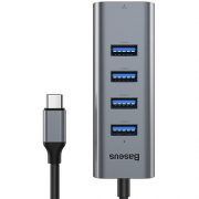 USB-концентратор Baseus Enjoy Series Type-C - 4xUSB/HDMI (CAHUB-N0G)