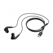 Наушники с микрофоном Hoco M101Pro Crystal Type-C черные