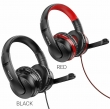 Проводные полноразмерные наушники с микрофоном HOCO W103 Magic black