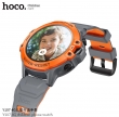 Детские смарт-часы HOCO Y107 4G с GPS и SIM-картой оранжевые