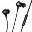 Проводные наушники для iPhone HOCO M116 Benevolent Lightning с микрофоном белые