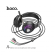 Проводные игровые наушники Hoco ESD12 Cool mix headphones черные