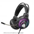 Проводные игровые наушники Hoco ESD12 Cool mix headphones черные