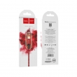 Кабель USB HOCO X14 Times speed, USB - Lightning, 1 метр, красно-черный 