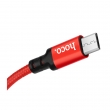 Кабель USB HOCO X14 Times speed USB - MicroUSB, 2А, 2 м, красно-черный