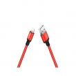 Кабель USB HOCO X14 Times speed, USB - Lightning, 1 метр, черный 