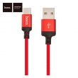 Кабель USB HOCO X14 Times speed, USB - Type-C, 3А, 2 м, красно-черный