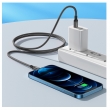 Кабель HOCO X14 Double speed PD charging data cable for iP 2 метра черный
