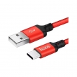 Кабель USB HOCO X14 Times speed, USB - Type-C, 3А, 2 м, красно-черный