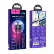 Кабель HOCO X14 Double speed PD charging data cable for iP 2 метра черный
