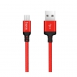 Кабель USB HOCO X14 Times speed USB - MicroUSB, 2А, 2 м, красно-черный