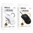 Мышь игровая проводная Borofone BG18 Valeroso с LED-подсветкой серо-белая