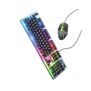 Клавиатура и мышь игровые (русская версия) HOCO GM18 Luminous 