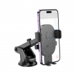 Автомобильный держатель Hoco H19 Mighty one-button car holder черный