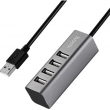 USB-концентратор, разветвитель Hoco HB1 4USB Line machine tarnish