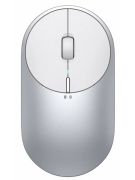 Мышь компьютерная Xiaomi Mi Portable Mouse, беспроводная, эргономичная, Silver/White (BXSBMW02)