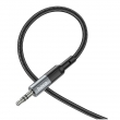 Кабель аудио-конвертер HOCO UPA23 AUX 3.5 мм – USB/Type-C, 1 м, черный