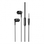 Hoco M99 Celestial universal earphones with microphone Black