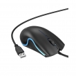 Игровая проводная мышь HOCO GM19 Enjoy gaming, RGB, черный