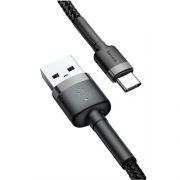 Кабель Baseus Cafule USB Tupe-C black 0.5m