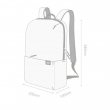 Рюкзак унисекс Xiaomi Mi Mini Backpack 10 литров Dark Gray, влагоотталкивающий материал