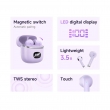 Наушники беспроводные Hoco EQ1 Music guide, Bluetooth 5.3, фиолетовые