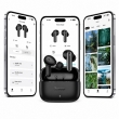 Беспроводные Bluetooth-наушники Hoco EQ32 Astute с микрофоном 2 в 1 белые