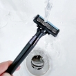 Набор для бритья Mijia Lemon Razor H600-6, пена, 4 кассеты, подставка, черный