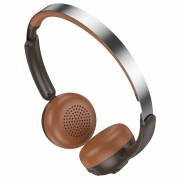 Наушники беспроводные HOCO W62 Verso retro BT headphones коричневые