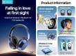 Беспроводные полноразмерные наушники Celebrat A43, Bluetooth: 5.4, черные