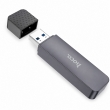 Картридер Hoco HB45 Spirit 2 в 1 USB 3.0 для SD и microSD серый