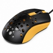 Проводная игровая мышь Hoco GM51 USB-A с RGB-подсветкой черно-желтая