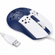 Проводная игровая мышь Hoco GM51 USB-A с RGB-подсветкой черно-желтая