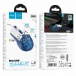 Проводная игровая мышь Hoco GM51 USB-A с RGB-подсветкой черно-желтая