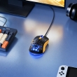 Проводная игровая мышь Hoco GM51 USB-A с RGB-подсветкой черно-желтая