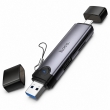 Картридер Hoco HB56 Victory 2 в 1 SD TF USB Type-C для карты памяти