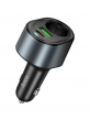 Разветвитель в прикуриватель HOCO Z56, PD 35W + USB QC3.0, черный