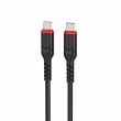 Кабель HOCO X59 Victory 60W Charging Data Cable Type-C на Type-C 3м, черный