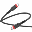 Кабель HOCO X59 Victory 60W Charging Data Cable Type-C на Type-C 3м, черный