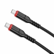 Кабель HOCO X59 Victory 60W Charging Data Cable Type-C на Type-C 3м, черный