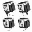 Зарядное устройство HOCO AC5 Level 2 USB 2.4A с адаптерами для путешествий