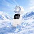 Портативный складной мини-вентилятор HOCO HX606 с LED-дисплеем и шнурком