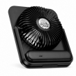 Портативный вентилятор Hoco HX607 аккумуляторный настольный с LED-дисплеем черный