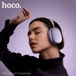 Наушники беспроводные полноразмерные Hoco W65 Happy BT, Bluetooth 5.4, фиолетовый