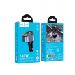 Разветвитель в прикуриватель HOCO Z56, PD 35W + USB QC3.0, черный