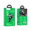 FM - трансмиттер HOCO E70, USB+Type-C, 30 Вт, черный, QC3.0, PD