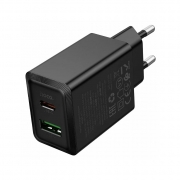 Сетевое зарядное устройство HOCO N71 Nuevo PD30W, QC3.0 черное